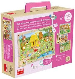 Set puzles observación Cuentos clásicos