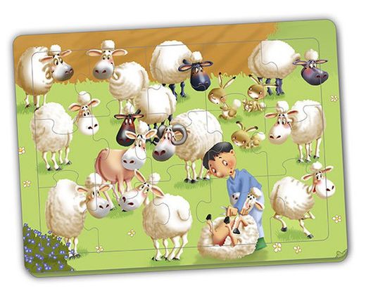 Set trencaclosques cooperatius - la granja