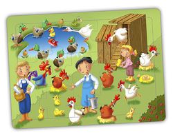 Set trencaclosques cooperatius - la granja