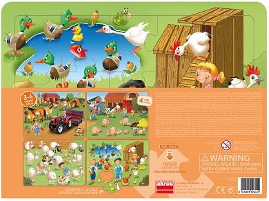 Set trencaclosques cooperatius - la granja