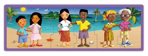 Set puzles famílies del món actual (4 unt.)