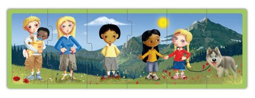 Set puzles famílies del món actual (4 unt.)