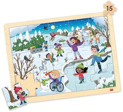 Set puzles - Las 4 estaciones y un mundo sostenible