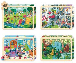 Set puzzles Lugares, respeto y convivencia