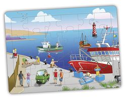 Set puzles cooperatius - la ciutat