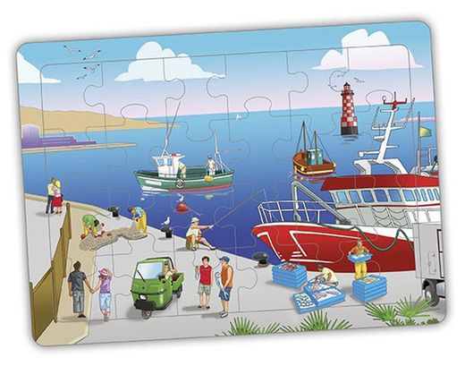 Set puzles cooperatius - la ciutat