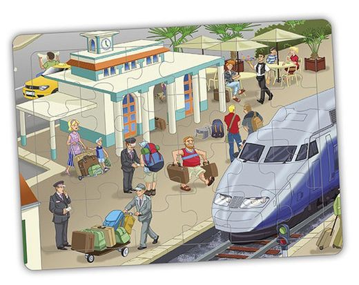 Set puzles cooperatius - la ciutat