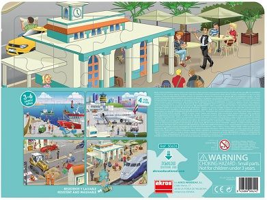 Set puzles cooperatius - la ciutat