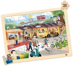 Set puzles - Medios de transporte y comunicación