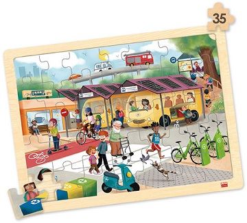 Set puzles - Medios de transporte y comunicación