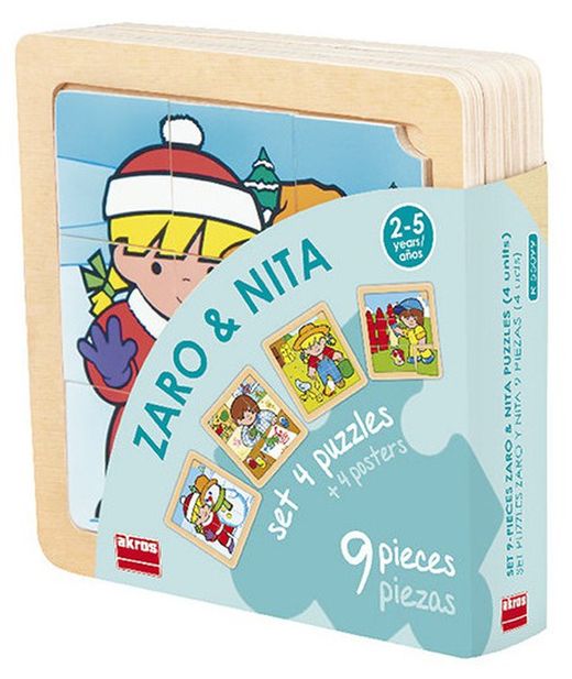 Set puzles Zaro i Nita 9 peces