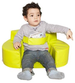 Butaca segura d'escuma per a nadó