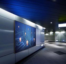 Suport Videowall de paret vertical POP-UP 42"-65" 400x600-60 KG