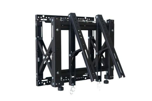 Soporte Videowall de pared vertical POP-UP 600x600 mm 70"-95" hasta 130 KG