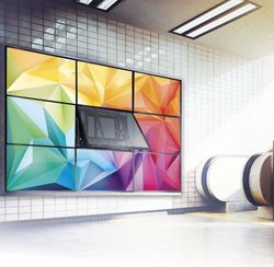 Suport Videowall paret horitzontal POP-UP 800x600 70”-95” 130 KG