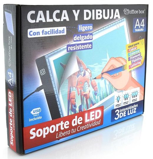 Suport de led calca i dibuixa A4