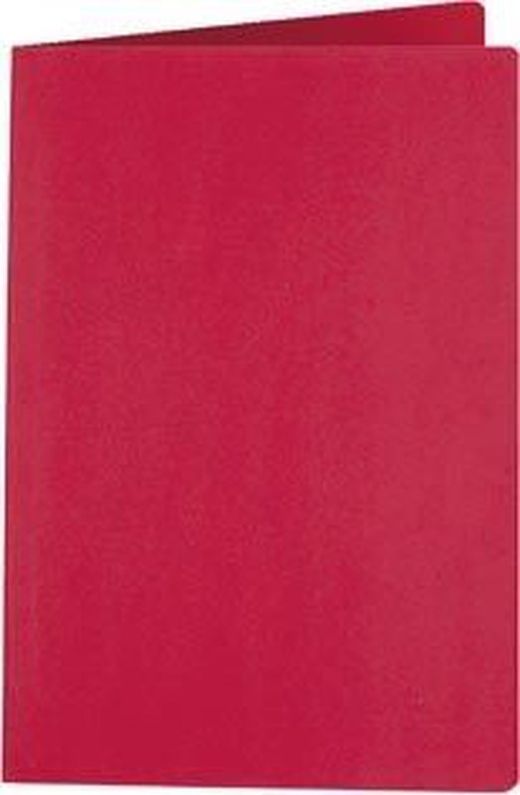 Subcarpeta rojo Fº s/pestaña, 50 unidades