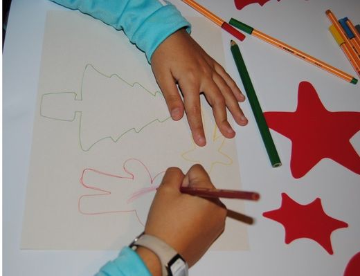 Super Plantilla Educativas: Navidad traslúcidas