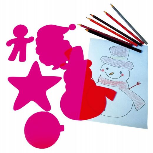 Super Plantilla Educativas: Navidad traslúcidas
