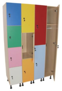 Taquilla 4 puertas (ancho 30 cm)