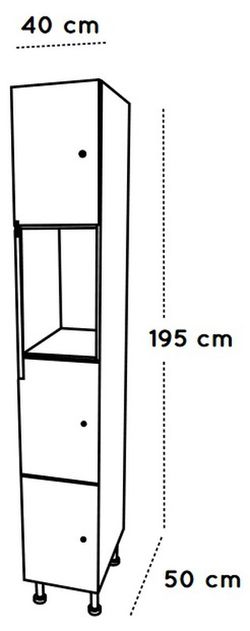 Taquilla 4 puerta 40 cm. de ancho