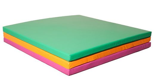 Colchoneta plegable tres cuerpos color