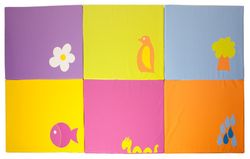 Tatami tacte pell amb motiu