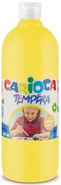 Témpera CARIOCA 1000 ml, groc llimona