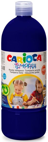 Témpera CARIOCA 1000 ml, blau fosc