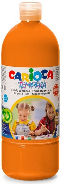 Témpera CARIOCA 1000 ml, taronja
