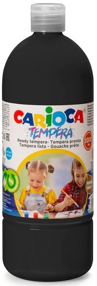 Témpera CARIOCA 1000 ml, negre