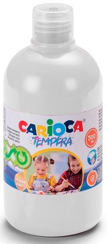 Témpera CARIOCA 500 ml, blanc