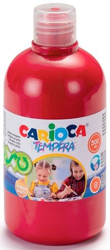 Témpera CARIOCA 500 ml, vermell