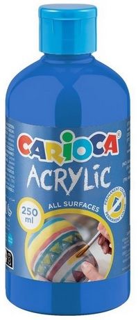 Témpera CARIOCA acrílica 250 ml, blau primari