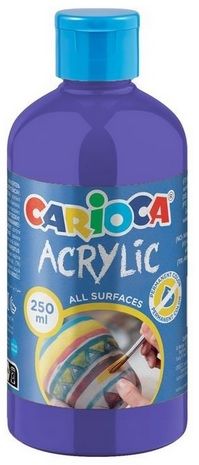 Témpera CARIOCA acrílica 250 ml, morat