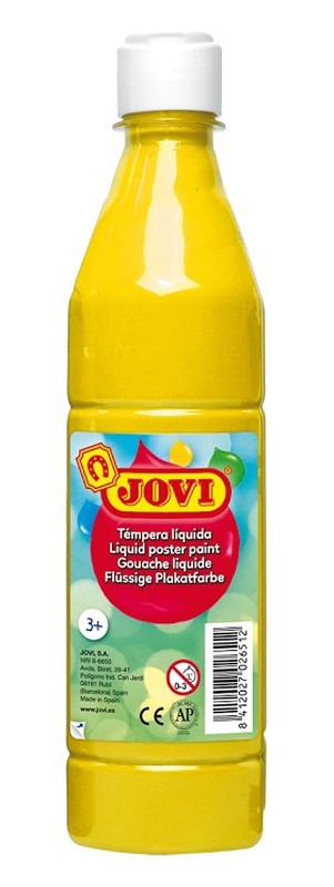 Jovi Bote con Pintura de Dedos, 500 ml, Color Magenta 