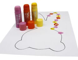 Témpera sòlida PLAYCOLOR BASIC MURAL 40 grs. 12 colors