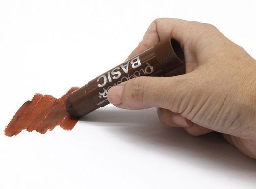 Témpera sòlida PLAYCOLOR BASIC ONE Marró 12 und.