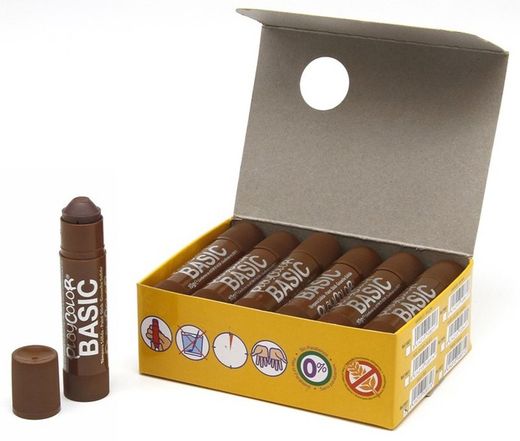 Témpera sòlida PLAYCOLOR BASIC ONE Marró 12 und.