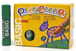 Témpera sòlida PLAYCOLOR BASIC ONE Verd fosc 12 und.