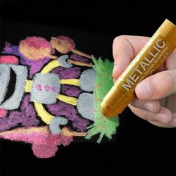 Témpera sòlida PLAYCOLOR ONE METALLIC KIDS 6 colors