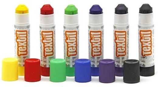 Témpera sòlida PLAYCOLOR ONE TÈXTIL 6 colors