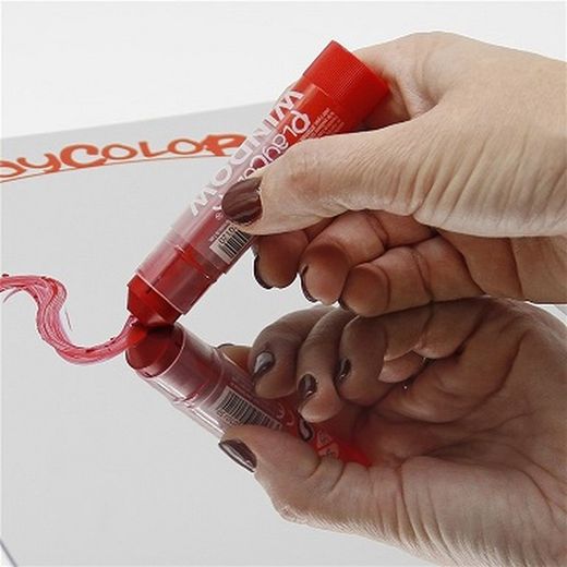 Témpera sólida PLAYCOLOR ONE WINDOW, 6 colores