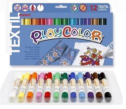 Témpera sólida PLAYCOLOR POCKET TEXTIL 12 colores
