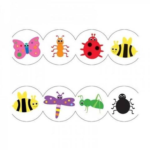 Tiras de papel 12x900mm, Insectos ¡¡ÚLTIMAS EXISTENCIAS!!