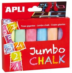 Guixos jumbo colors JUMBO CHALT assortits 6 unt.