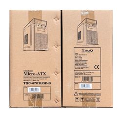 TooQ Caja Minitorre Micro-ATX Negra