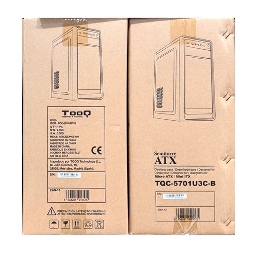 TooQ Caja Semitorre ATX