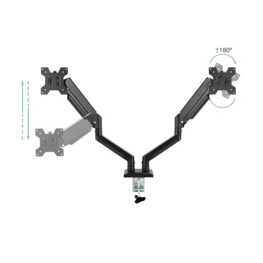 TooQ DB1434TNR-B suport per a monitor 86,4 cm (34") Escriptori Negre