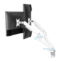 TooQ DB4132TNR-W soporte para monitor 81,3 cm (32") Escritorio Blanco
